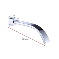180mm Bath Spout Polished Chrome Finish Furniture Kings Warehouse 