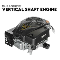 18HP Vertical Shaft Lawn Mower Engine Petrol Motor 4 Stroke OHV Ride On Kings Warehouse 