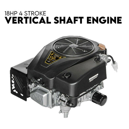 18HP Vertical Shaft Lawn Mower Engine Petrol Motor 4 Stroke OHV Ride On Tools Kings Warehouse 