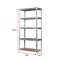 1.8M Warehouse Shelving Racking Steel Pallet Garage Shelves Metal Storage Rack Furniture KingsWarehouse 