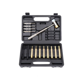 19Pc Hammer & Punch Set Brass / Roll Pin Punch Gun Builder Gunsmith Maintenance Tools Kings Warehouse 