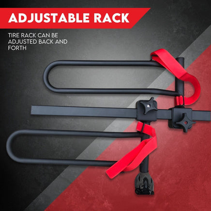 2 Bicycle Bike Rack Rear Car Carrier 2" Hitch Mount Platform Foldable Sports & Fitness Kings Warehouse 