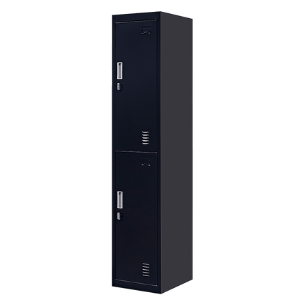 2-Door Vertical Locker for Office Gym Shed School Home Storage Furniture Kings Warehouse 