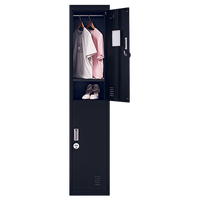 2-Door Vertical Locker for Office Gym Shed School Home Storage Furniture Kings Warehouse 