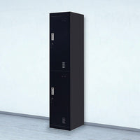 2-Door Vertical Locker for Office Gym Shed School Home Storage Furniture Kings Warehouse 
