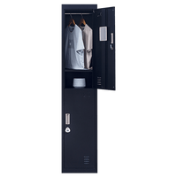 2-Door Vertical Locker for Office Gym Shed School Home Storage Furniture Kings Warehouse 
