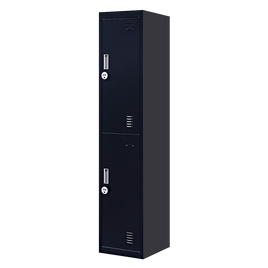 2-Door Vertical Locker for Office Gym Shed School Home Storage Furniture Kings Warehouse 