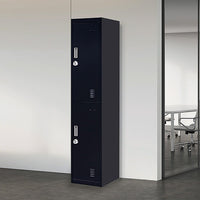 2-Door Vertical Locker for Office Gym Shed School Home Storage Furniture Kings Warehouse 