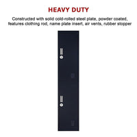 2-Door Vertical Locker for Office Gym Shed School Home Storage Furniture Kings Warehouse 