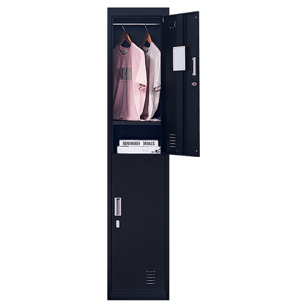 2-Door Vertical Locker for Office Gym Shed School Home Storage Furniture Kings Warehouse 
