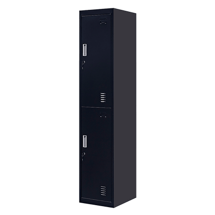 2-Door Vertical Locker for Office Gym Shed School Home Storage Furniture Kings Warehouse 