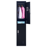 2-Door Vertical Locker for Office Gym Shed School Home Storage Furniture Kings Warehouse 