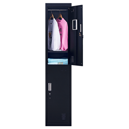 2-Door Vertical Locker for Office Gym Shed School Home Storage Furniture Kings Warehouse 