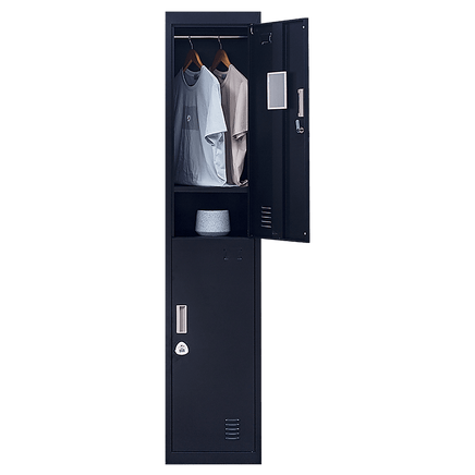 2-Door Vertical Locker for Office Gym Shed School Home Storage Furniture Kings Warehouse 