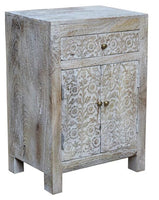 2 drawer whitewashed bedside cabinet takai design Kings Warehouse 
