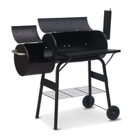 2-in-1 Outdoor Barbecue Grill & Offset Smoker Kings Warehouse 