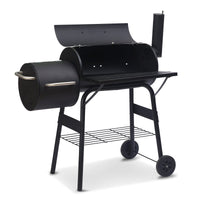 2-in-1 Outdoor Barbecue Grill & Offset Smoker Kings Warehouse 