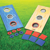 2-in-1 Three-Hole Bags and Washer Toss Combo Cornhole Portable Outdoor Games Kings Warehouse 
