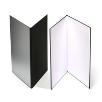 2 Pack A3 3 in 1 Photography Light Reflector Cardboard Light Diffuser Board Black, Silver, White Kings Warehouse 