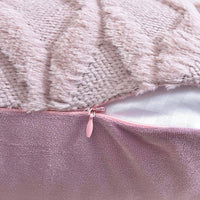 2 Pack Decorative Boho Throw Pillow Covers 45 x 45 cm (Pink) Kings Warehouse 
