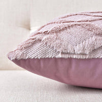 2 Pack Decorative Boho Throw Pillow Covers 45 x 45 cm (Pink) Kings Warehouse 