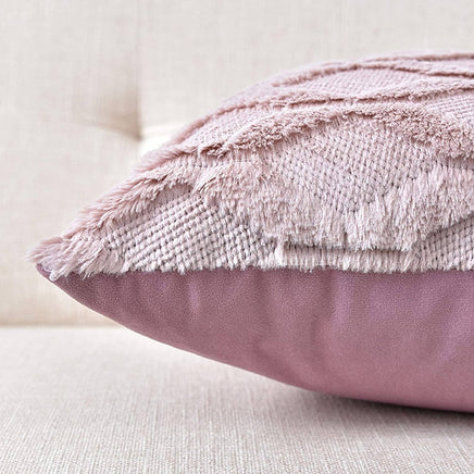 2 Pack Decorative Boho Throw Pillow Covers 45 x 45 cm (Pink) Kings Warehouse 