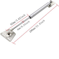 2 Pcs 100N Cabinet Door Hydraulic Hinge Metal Head Lift Support Soft Close & Buffer Telescopic Kings Warehouse 