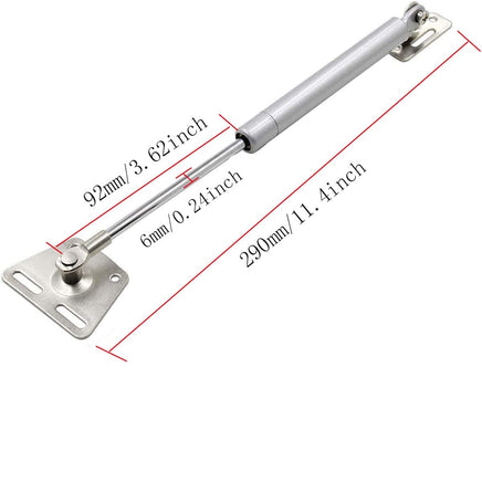 2 Pcs 100N Cabinet Door Hydraulic Hinge Metal Head Lift Support Soft Close & Buffer Telescopic Kings Warehouse 