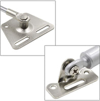 2 Pcs 100N Cabinet Door Hydraulic Hinge Metal Head Lift Support Soft Close & Buffer Telescopic Kings Warehouse 