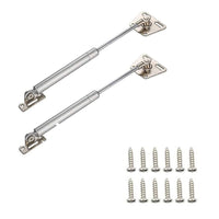 2 Pcs 100N Cabinet Door Hydraulic Hinge Metal Head Lift Support Soft Close & Buffer Telescopic Kings Warehouse 