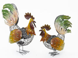 2 Piece Doodle Doo & Peck Metal Candle Holder Home & Garden Kings Warehouse 