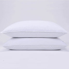 2 Premium Hotel 1150g Pillows 74CM x 48CM Pillows Breathable Cotton Kings Warehouse 