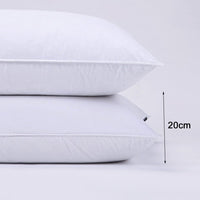 2 Premium Hotel 1150g Pillows 74CM x 48CM Pillows Breathable Cotton Kings Warehouse 