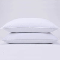 2 Premium Hotel 950g Pillows 74CM x 48CM Pillows Breathable Cotton Kings Warehouse 