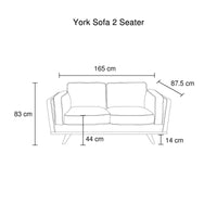 2 Seater Faux Leather Sofa Brown Modern Lounge Set for Living Room Couch with Wooden Frame Furniture Kings Warehouse 