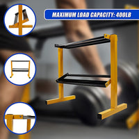 2 Tier Dumbbell Rack for Dumbbell Weights Storage Sports & Fitness Kings Warehouse 