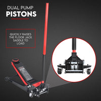 2 Ton Low Profile Trolley Jack Hydraulic Floor Car Lifter Dual Pump 70-610MM Home & Garden Kings Warehouse 