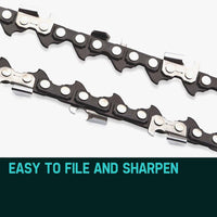 2 x 12 Baumr-AG Chainsaw Chain 12in Bar Spare Part Replacement Suits Pole Saws Kings Warehouse 