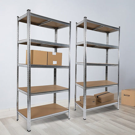 2 x 1.8M Garage Shelving Warehouse Rack Storage Shelves Pallet Racking Furniture Kings Warehouse 