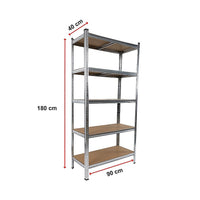2 x 1.8M Garage Shelving Warehouse Rack Storage Shelves Pallet Racking Furniture Kings Warehouse 