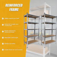 2 x 1.8M Garage Shelving Warehouse Rack Storage Shelves Pallet Racking Furniture Kings Warehouse 