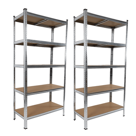 2 x 1.8M Garage Shelving Warehouse Rack Storage Shelves Pallet Racking Furniture Kings Warehouse 