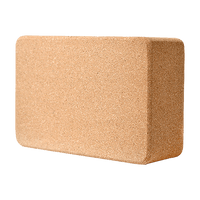 2 x Cork Yoga Block Organic Yoga Prop Accessory Exercise Brick Sports & Fitness Kings Warehouse 