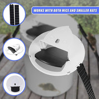 2 x Flip N Slide Bucket Lid Mouse Rat Trap Automatic Mouse Trap With Ladder Reusable Pet Care Kings Warehouse 