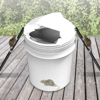 2 x Flip N Slide Bucket Lid Mouse Rat Trap Automatic Reusable Pet Care Kings Warehouse 