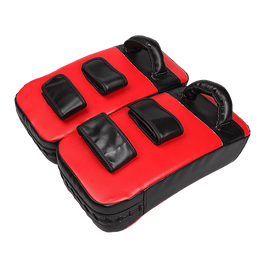 2 x Thai Boxing Punch Focus Pad Mitts Training Hit Strike Shield Sports & Fitness Kings Warehouse