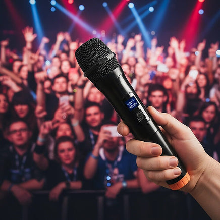 2 x Wireless Microphone Handheld Cordless Professional Mic Karaoke Receiver Audio & Video Kings Warehouse 