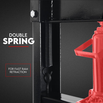 20 Ton Hydraulic Shop Press Workshop Jack Stand Bending Tool Tools Kings Warehouse 