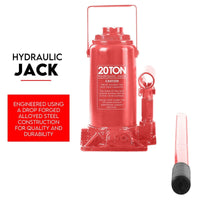 20 Ton Hydraulic Shop Press Workshop Jack Stand Bending Tool Tools Kings Warehouse 