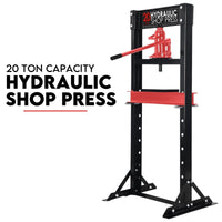 20 Ton Hydraulic Shop Press Workshop Jack Stand Bending Tool Tools Kings Warehouse 